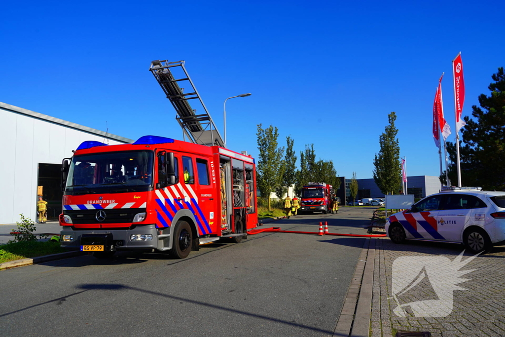 Brand bij meubelmaker snel onder controle