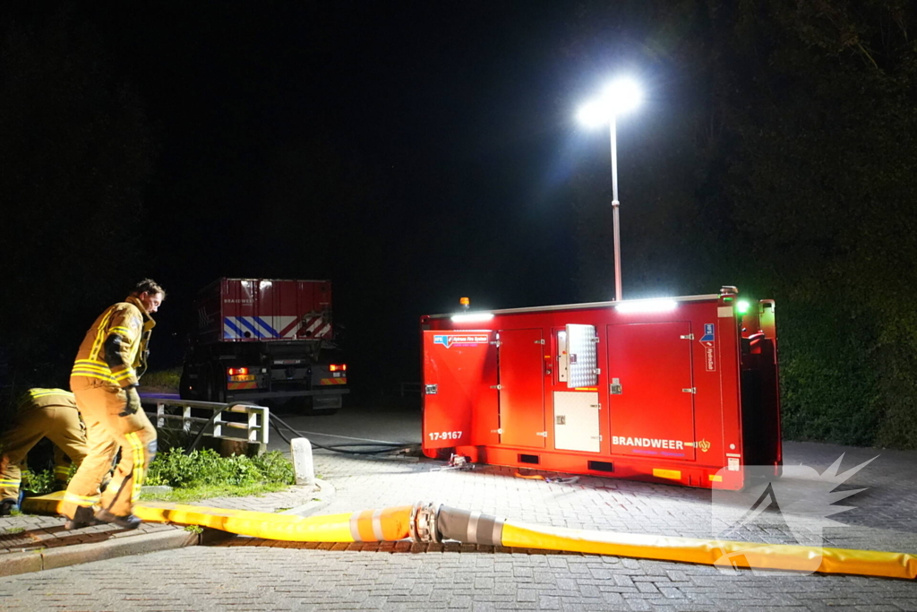 Grote brand in voormalig schoolgebouw