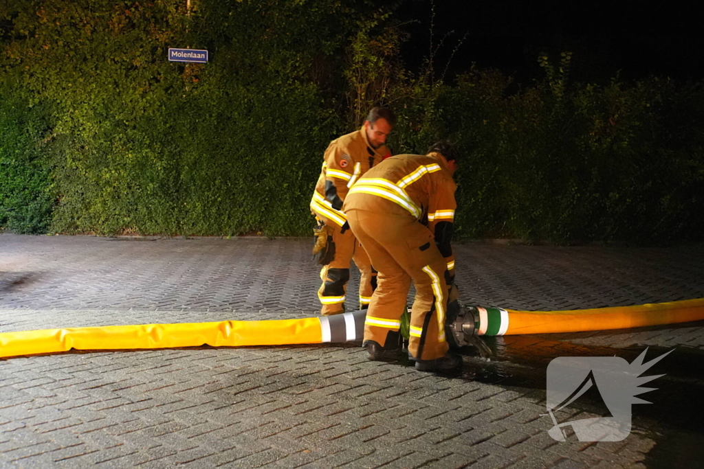 Grote brand in voormalig schoolgebouw