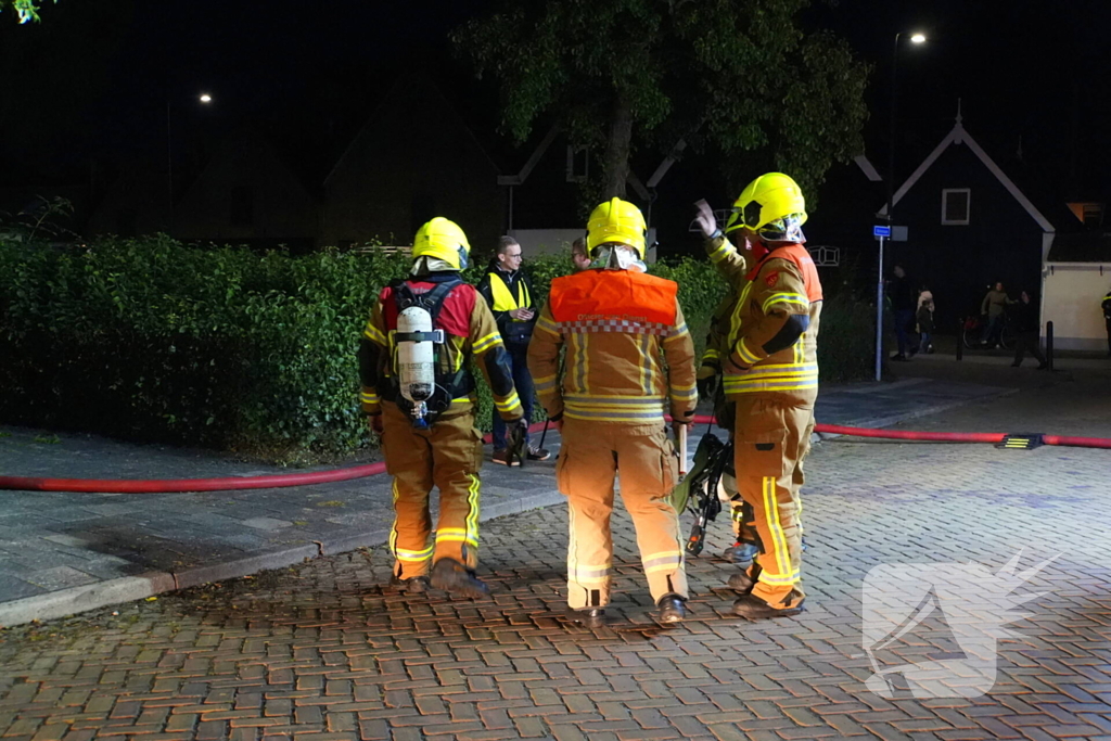 Grote brand in voormalig schoolgebouw