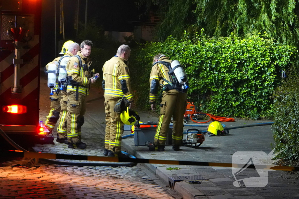 Grote brand in voormalig schoolgebouw