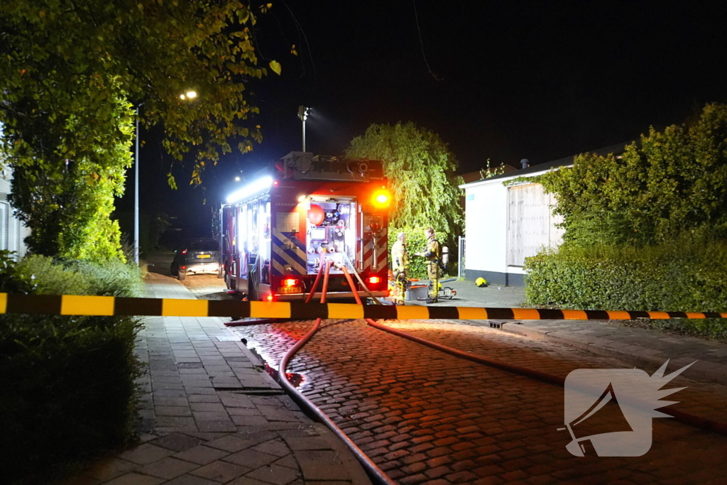 Grote brand in voormalig schoolgebouw