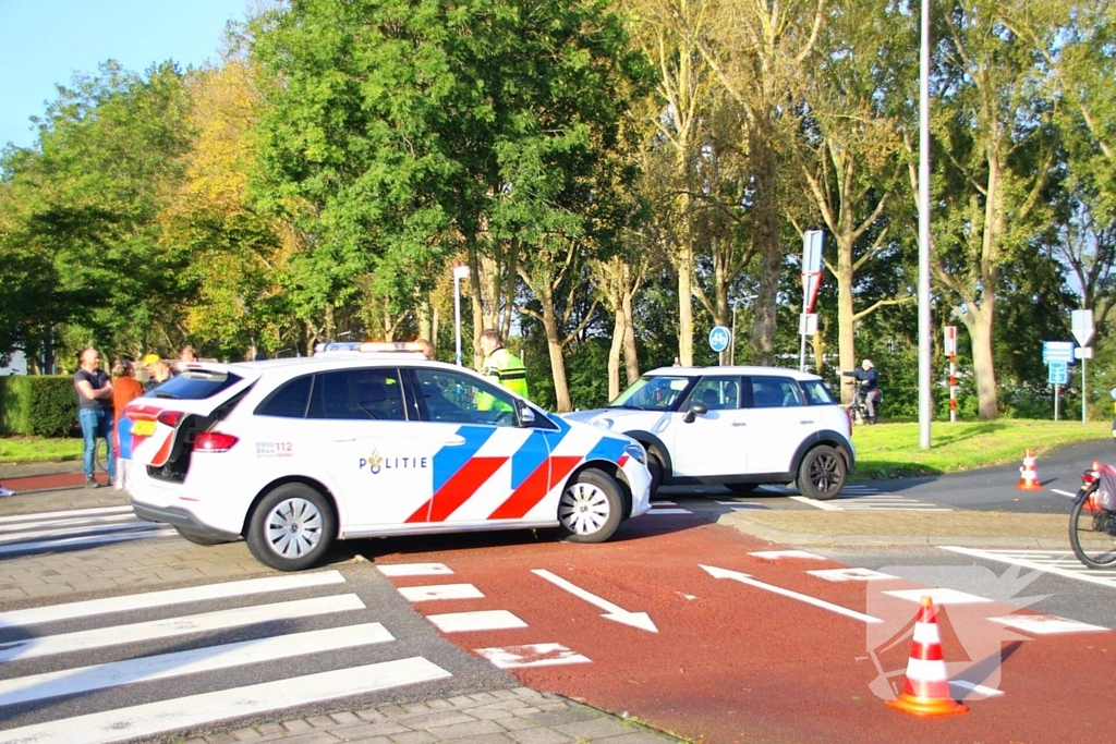 Opnieuw fietser geschept op rotonde