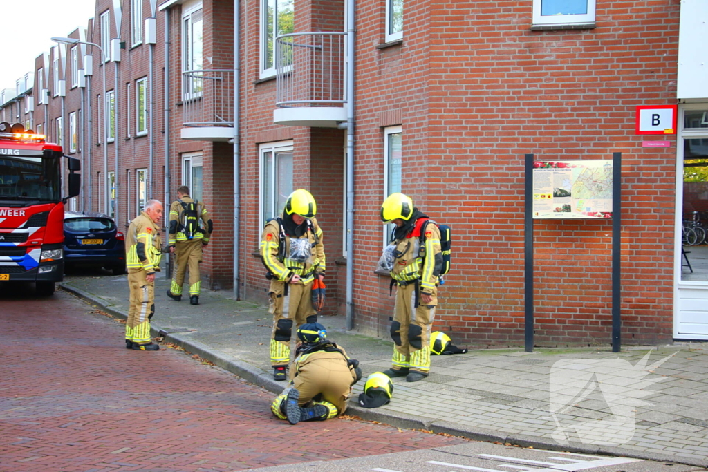 Straat afgezet na melding gaslekkage