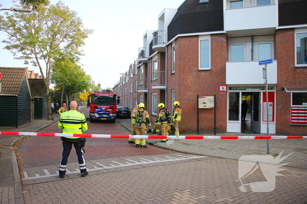 Straat afgezet na melding gaslekkage