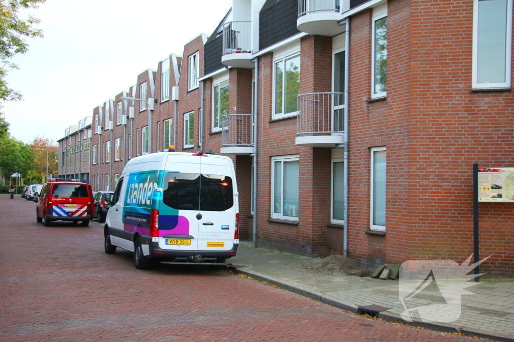 Straat afgezet na melding gaslekkage