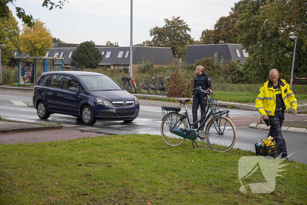 Fietser zwaargewond bij aanrijding