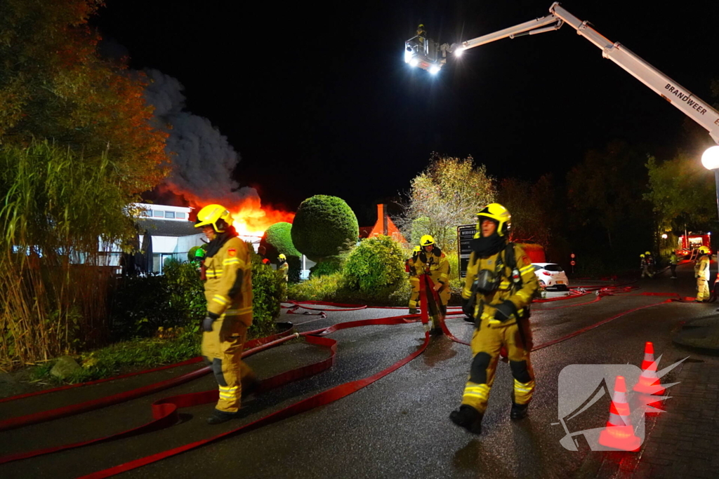 Grote rookontwikkeling bij brand bungalowpark