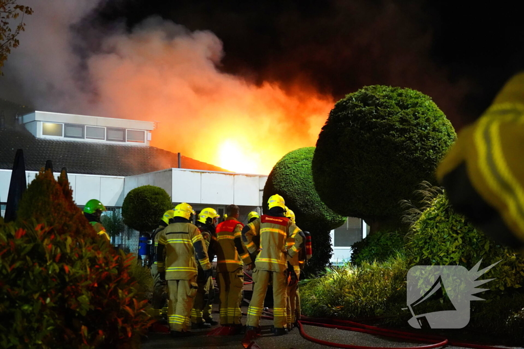 Grote rookontwikkeling bij brand bungalowpark