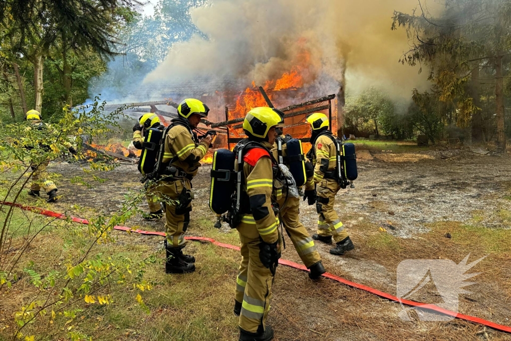 Uitslaande middelbrand in woning