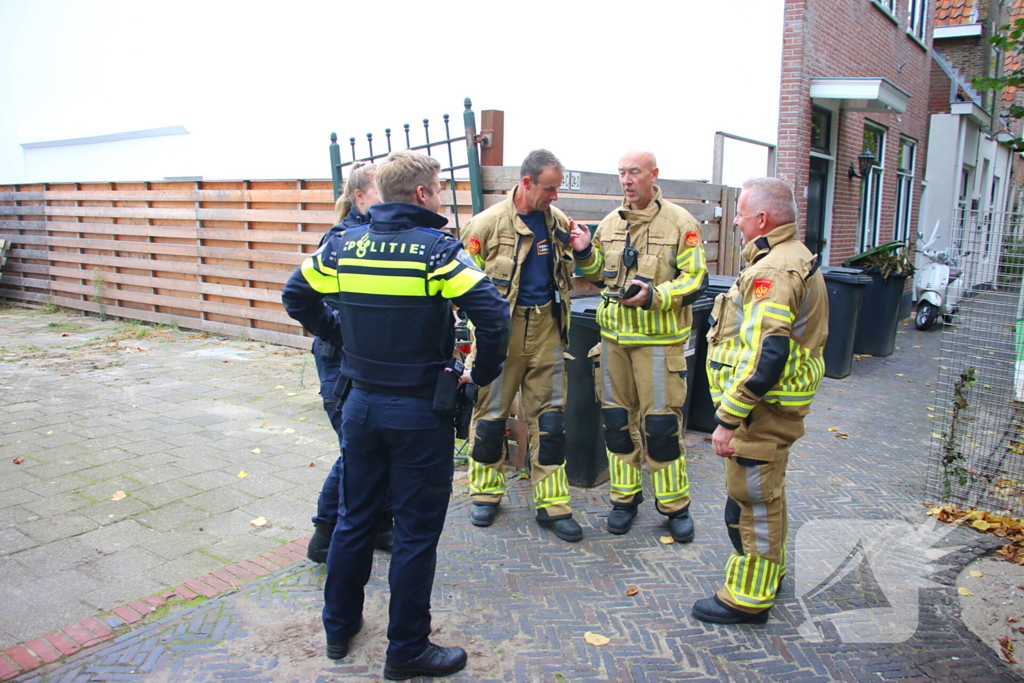 Gaslekkage ontstaan tijdens graafwerkzaamheden