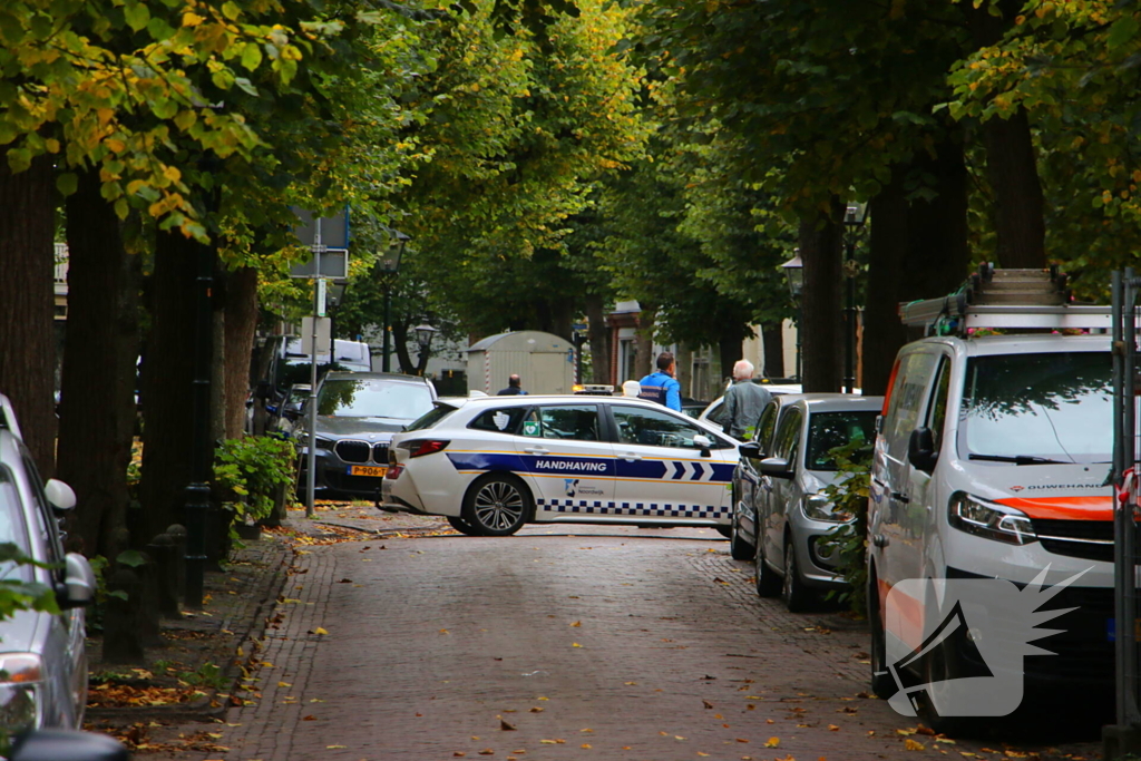 Gaslekkage ontstaan tijdens graafwerkzaamheden