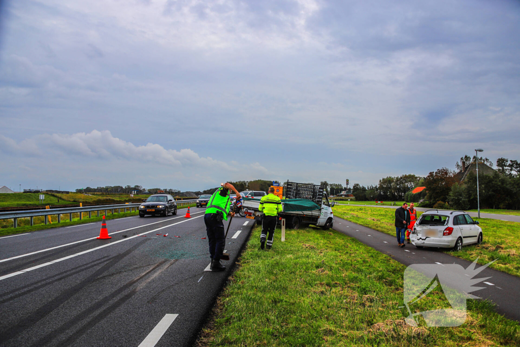 Veel schade bij verkeersongeval