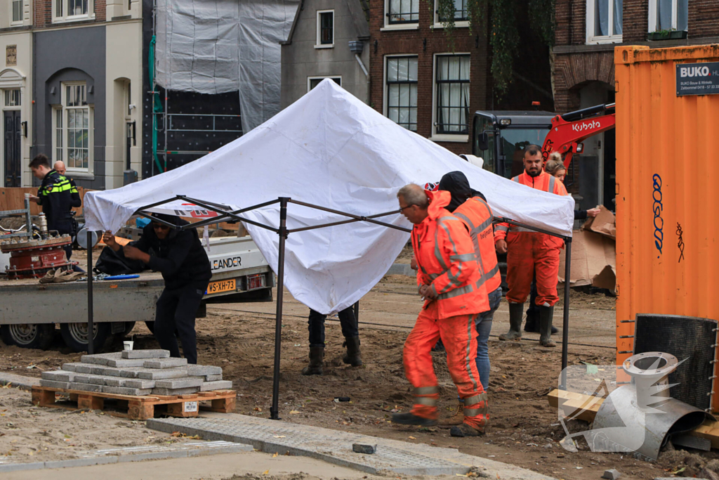 Menselijke botten gevonden bij graafwerkzaamheden