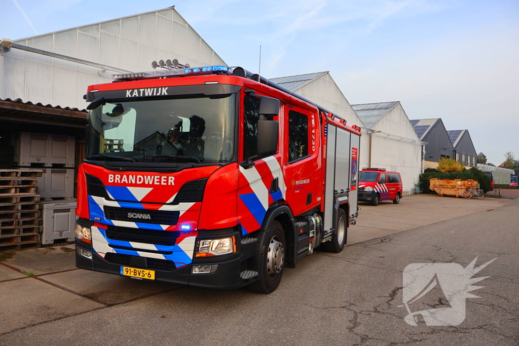 Brandweer ingezet voor gaslekkage bij kas