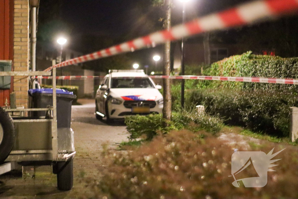 Politie onderzoek naar aanleiding van explosie