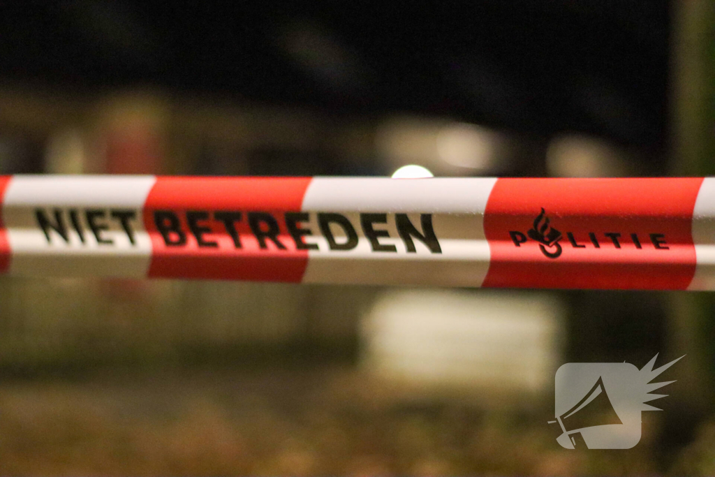 Politie onderzoek naar aanleiding van explosie