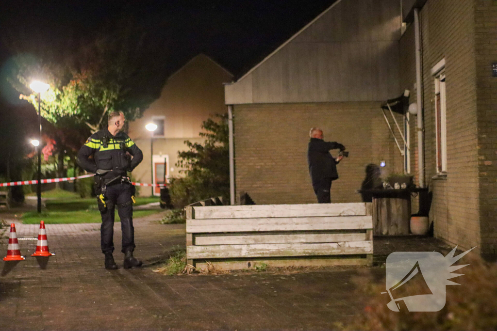 Politie onderzoek naar aanleiding van explosie