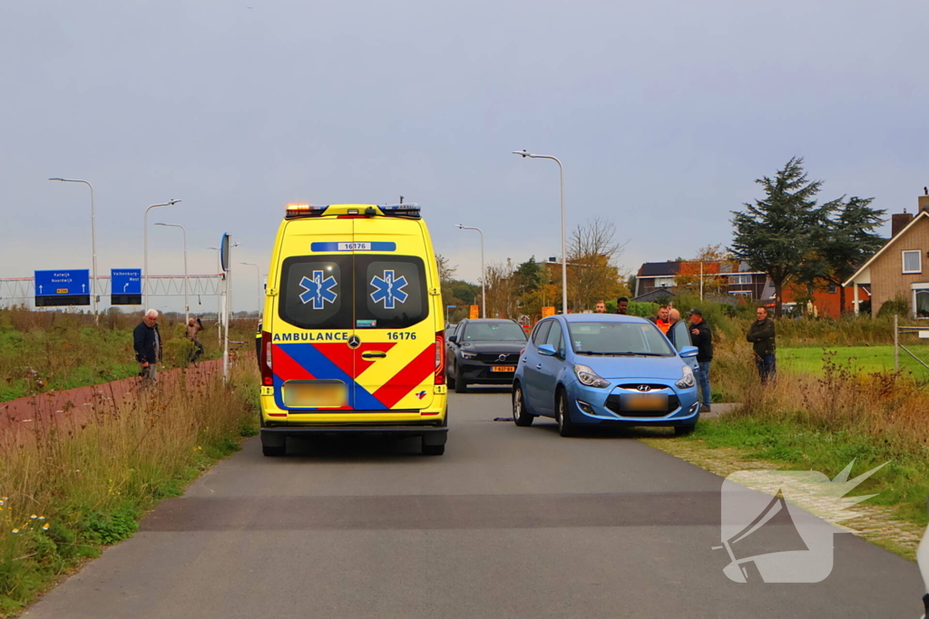 Fietser gewond bij aanrijding met auto