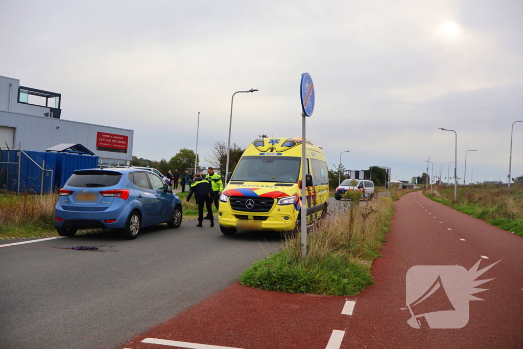 Fietser gewond bij aanrijding met auto