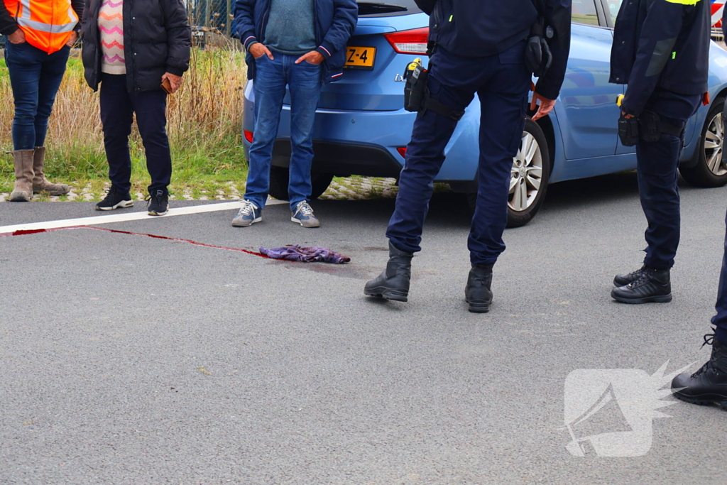 Fietser gewond bij aanrijding met auto