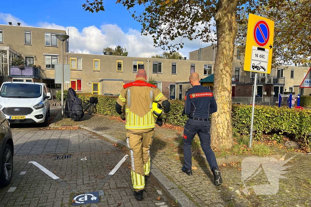 Gasleiding geraakt tijdens werkzaamheden