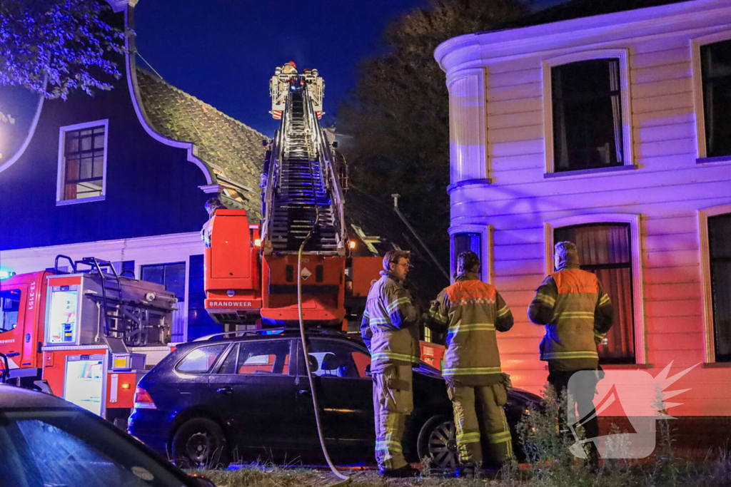 Woningbrand opgeschaald wegens oude woningen