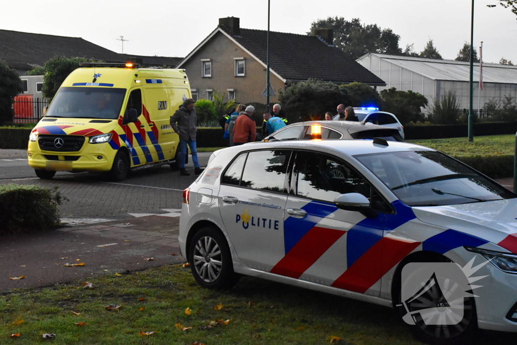 Fietser en auto betrokken bij ongeval