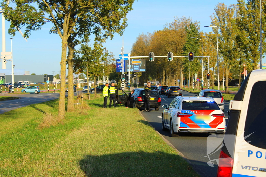 Drie voertuigen beschadigd bij kettingbotsing