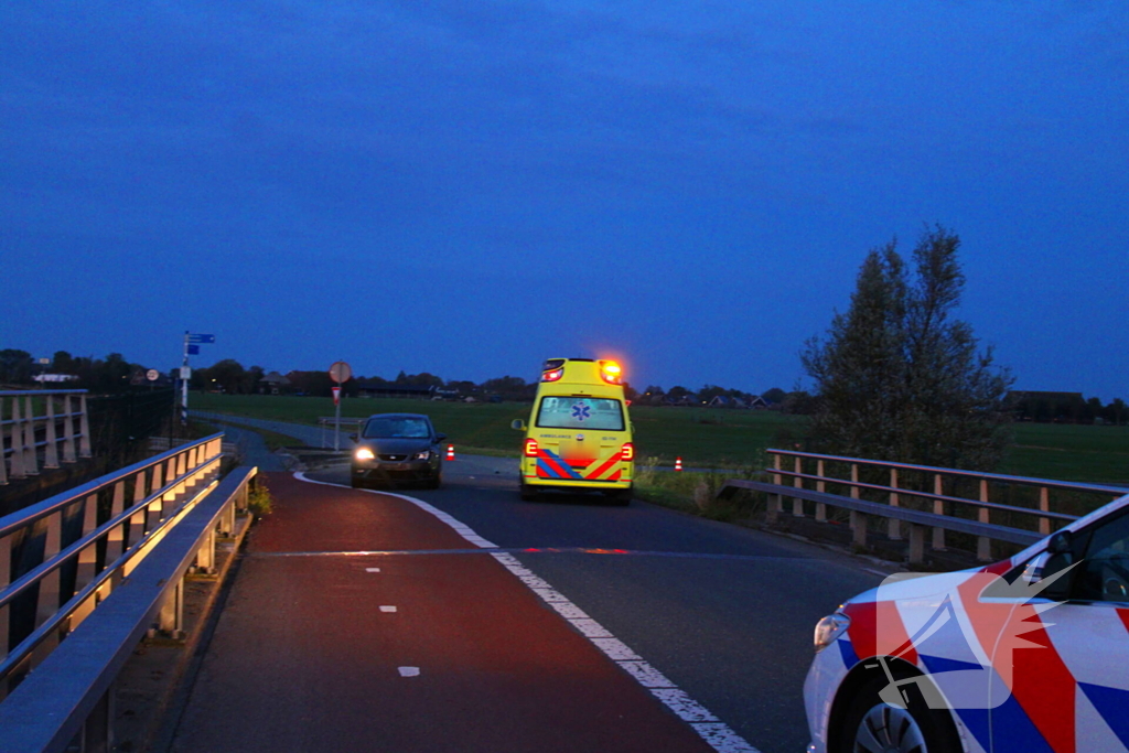 Veel schade bij aanrijding met brommer