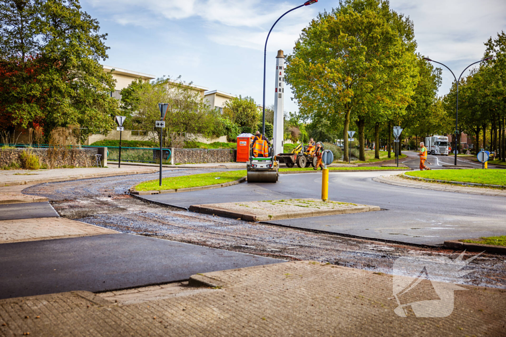 Omleidingen in buurt Hoge Hoven in Nieuwland door wegwerkzaamheden