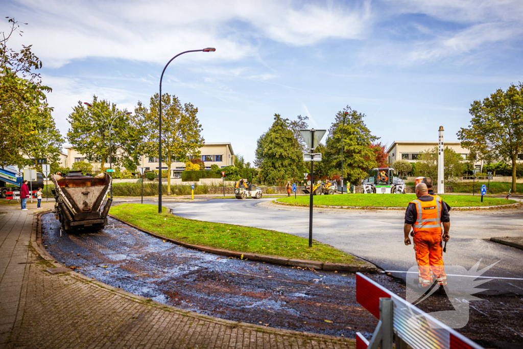 Omleidingen in buurt Hoge Hoven in Nieuwland door wegwerkzaamheden