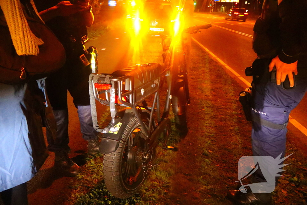 Fatbiker en fietser komen met elkaar in botsing