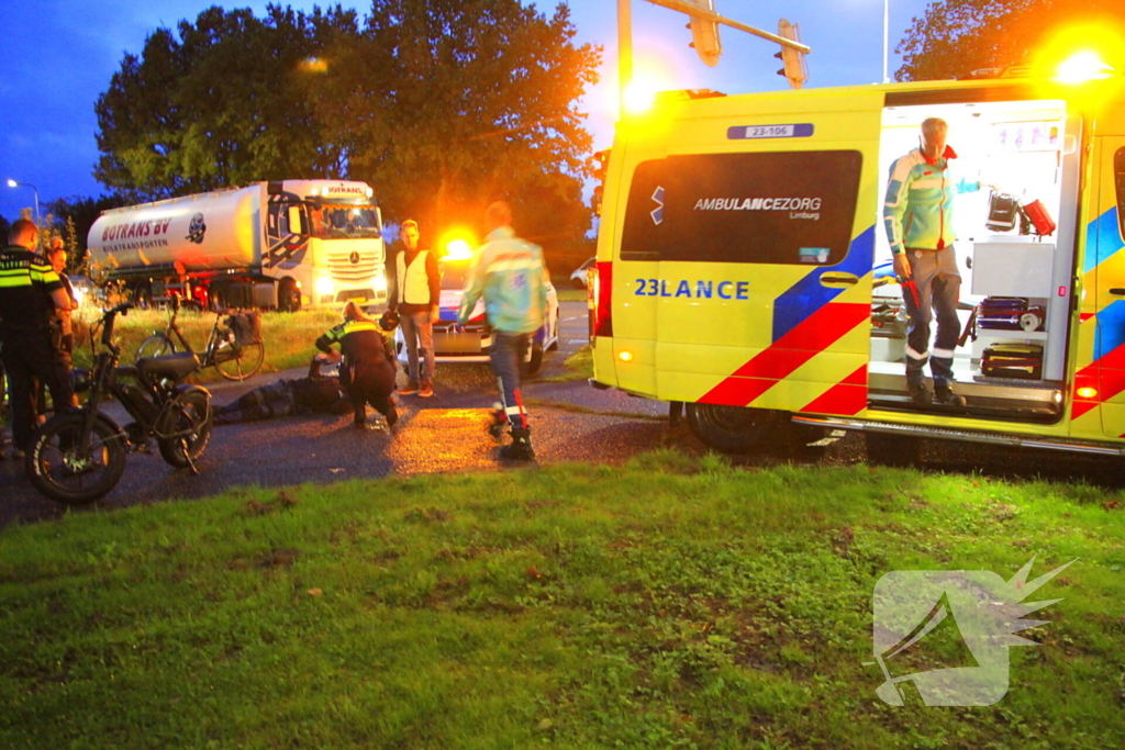 Mountainbiker ten val na aanrijding met fatbiker