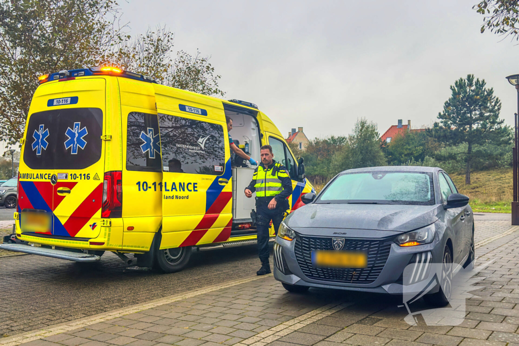 Scootmobiel beschadigd na botsing met auto