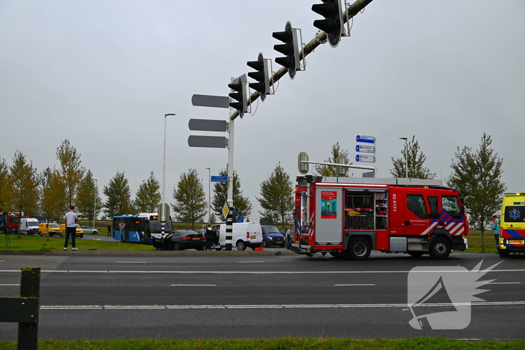 Meerdere voertuigen betrokken bij aanrijding