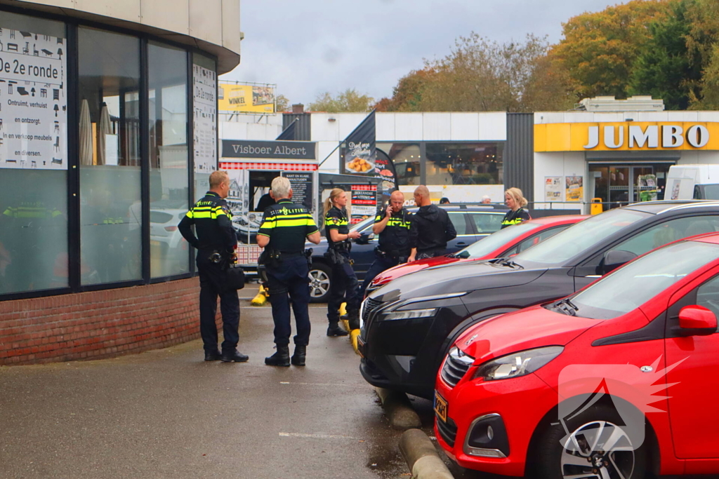 Politieoptreden na overlast in kringloopwinkel