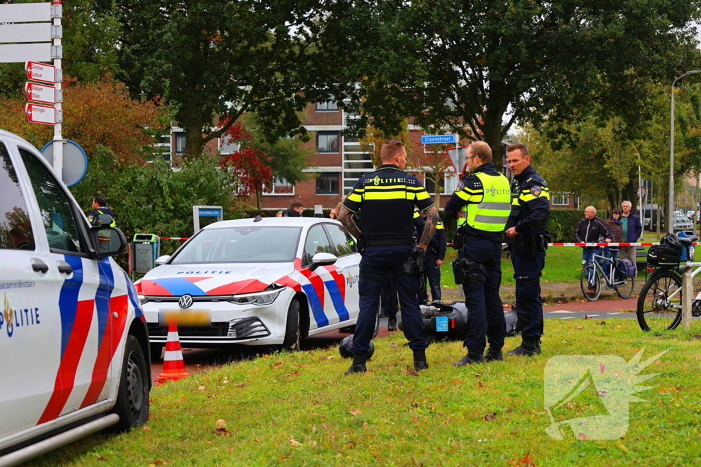 Scooterrijder gewond na achtervolging