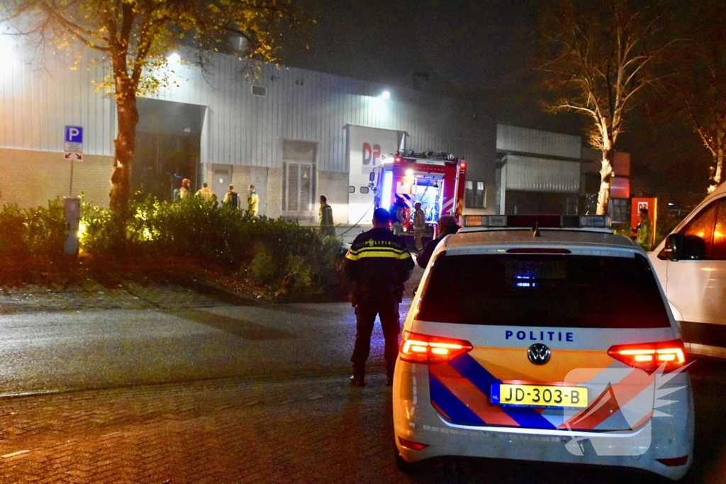 Stoom uit oven zorgt voor brandmelding op industrieterrein