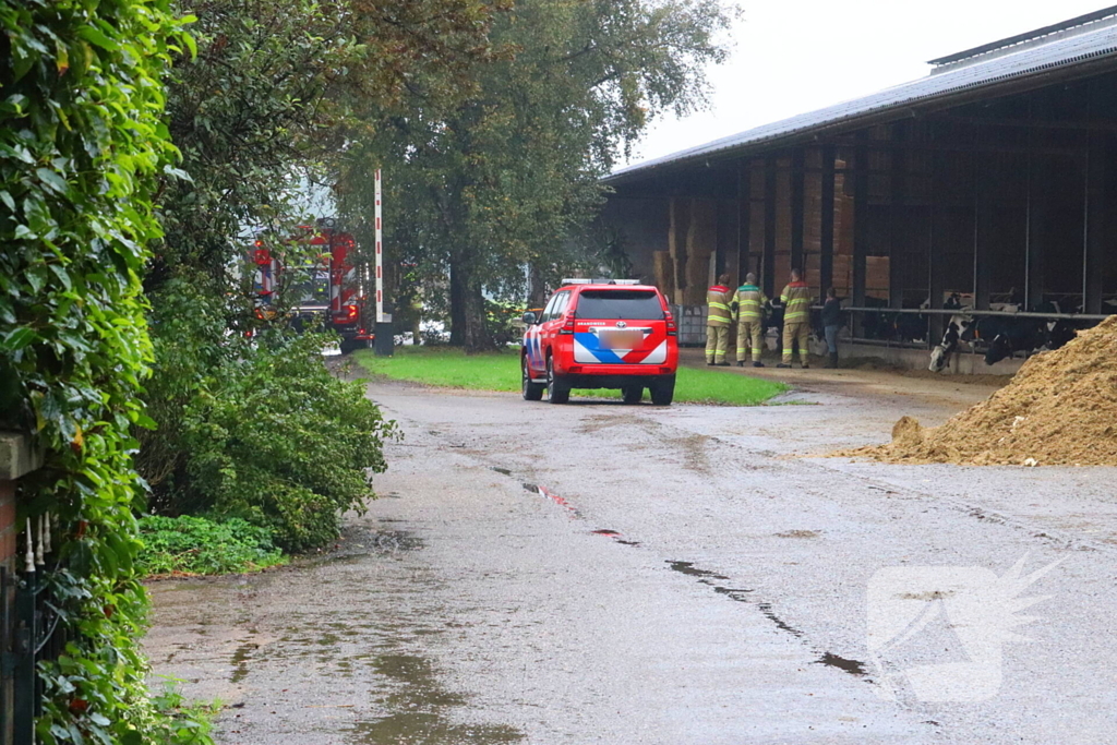 Gedeelte van boerderij afgesloten wegens kuilgas