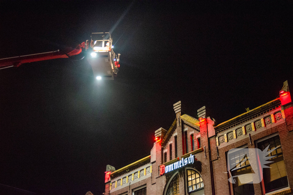 Brand in woning boven café