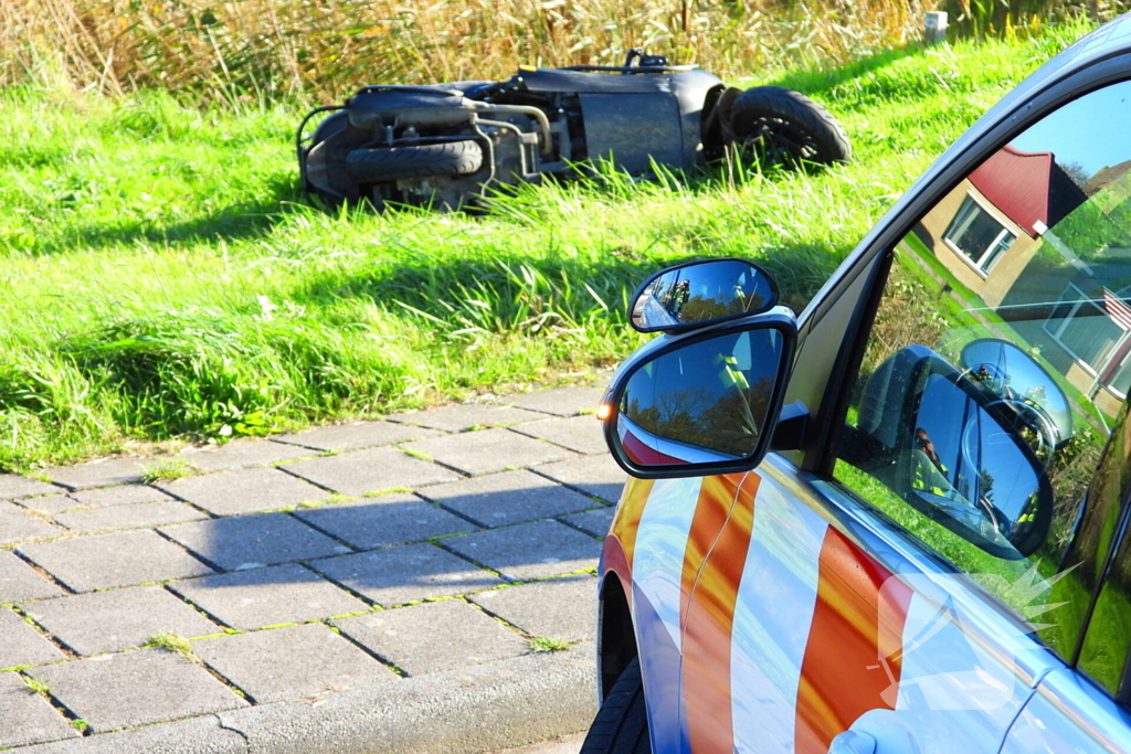 Scooterrijder gewond bij botsing met auto