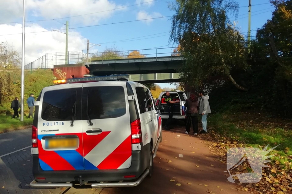 Voetganger gewond bij botsing met fietser