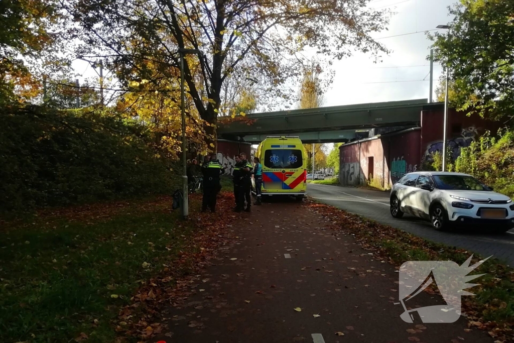 Voetganger gewond bij botsing met fietser