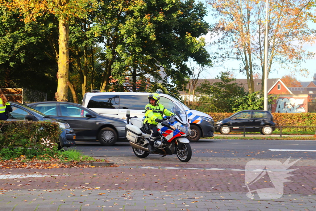 Grote verkeerscontrole in stad