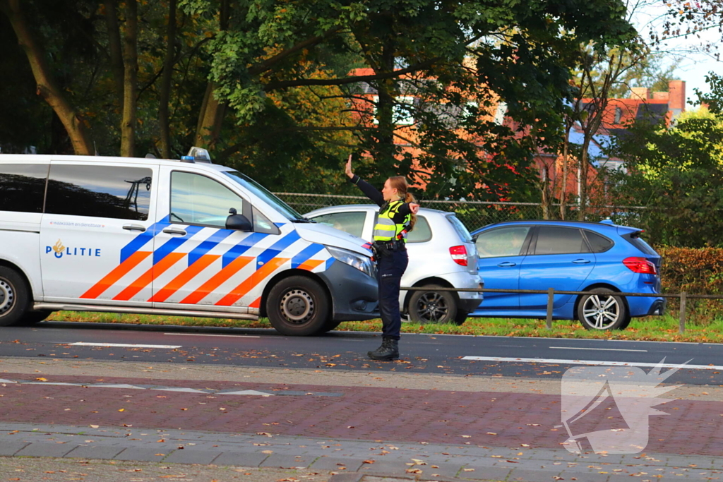 Grote verkeerscontrole in stad