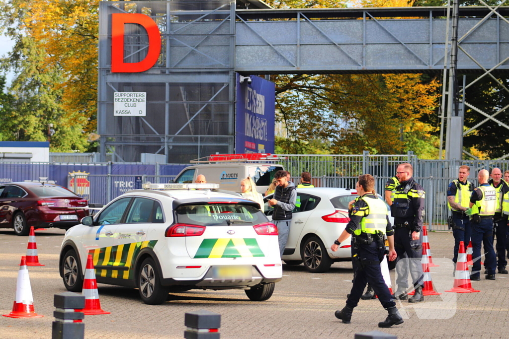 Grote verkeerscontrole in stad