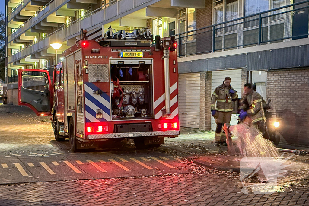 Balkonbrand slaat over naar buren