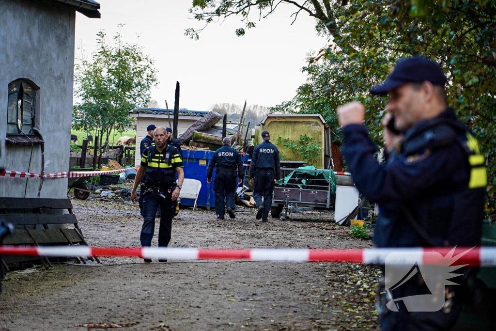 Politie treft cocaïnewasserij aan in caravan