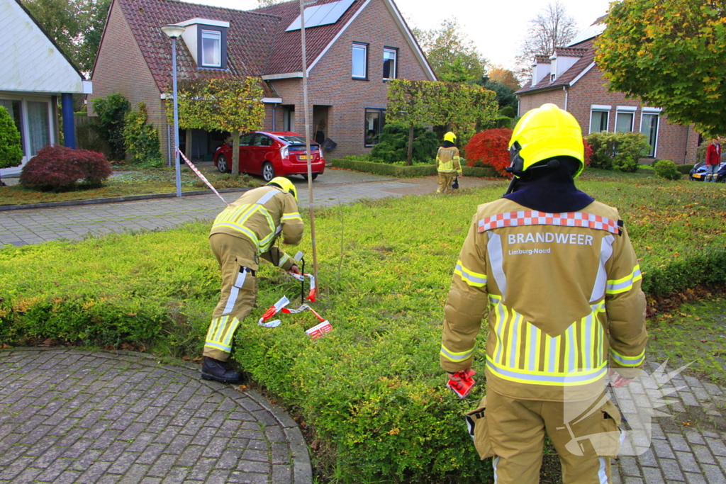 Bewoner doorboord gasleiding